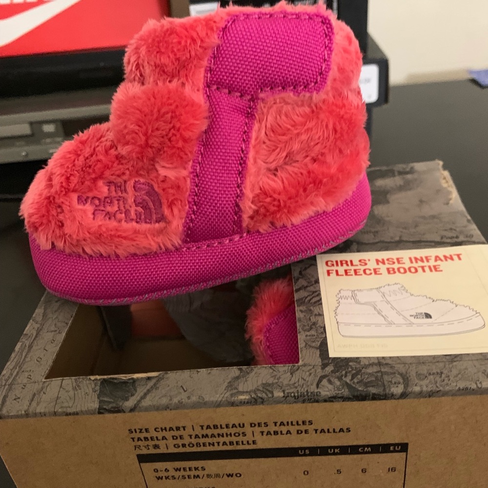North face booties size 3